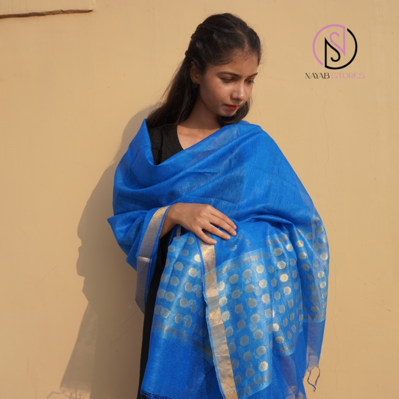 Silk Linen Dupatta