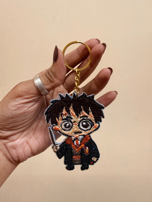 Harry Potter Embroidered Key Ring