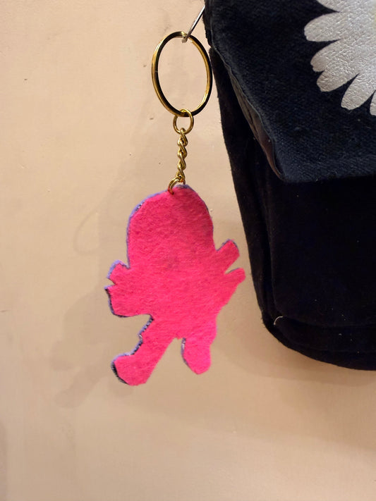 Iron Man Embroidered Key Ring