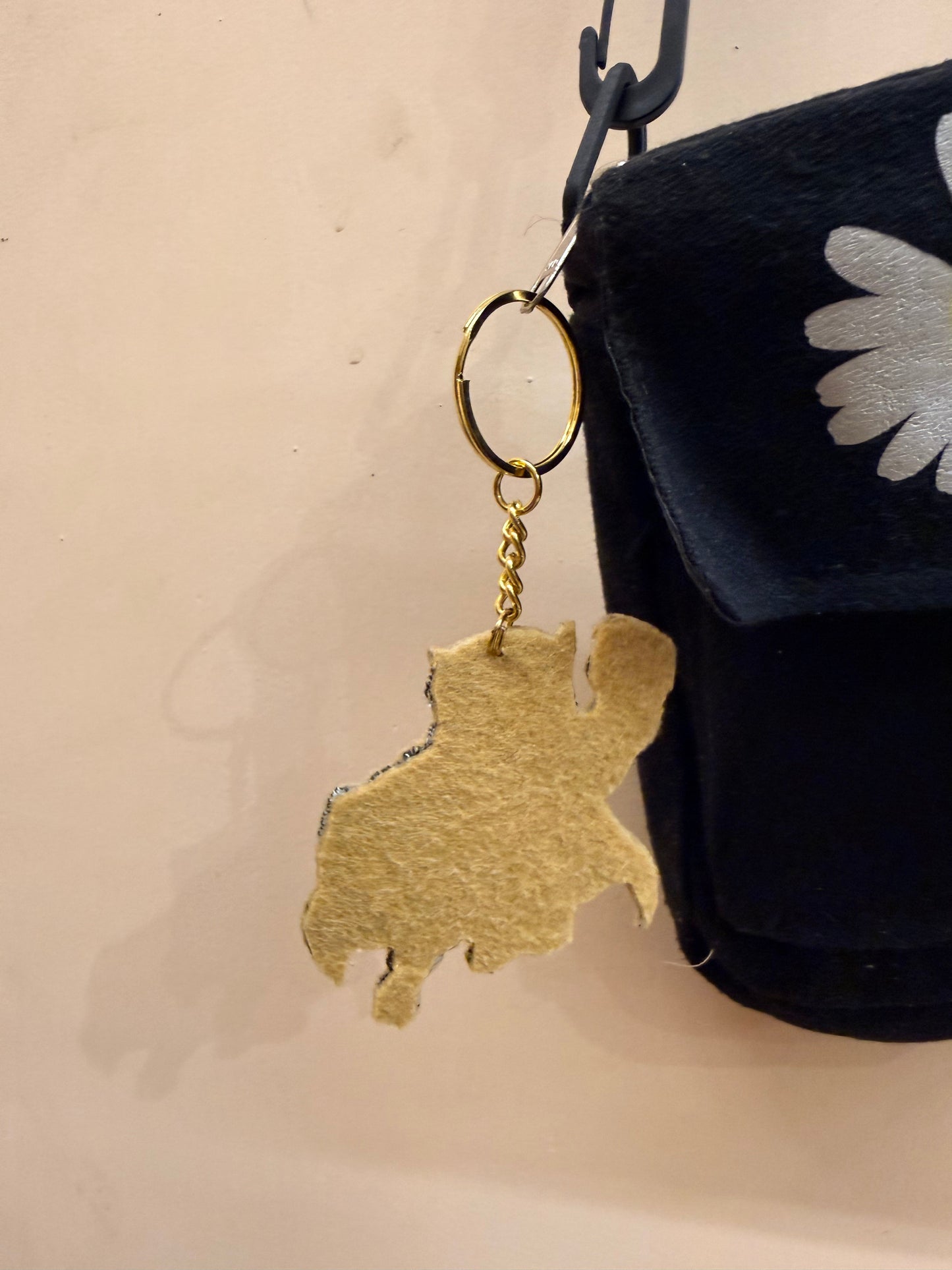 Superman Chibi Embroidered Key Ring