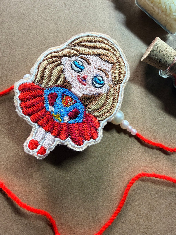 Ghost-Spider Embroidered Rakhi image 3