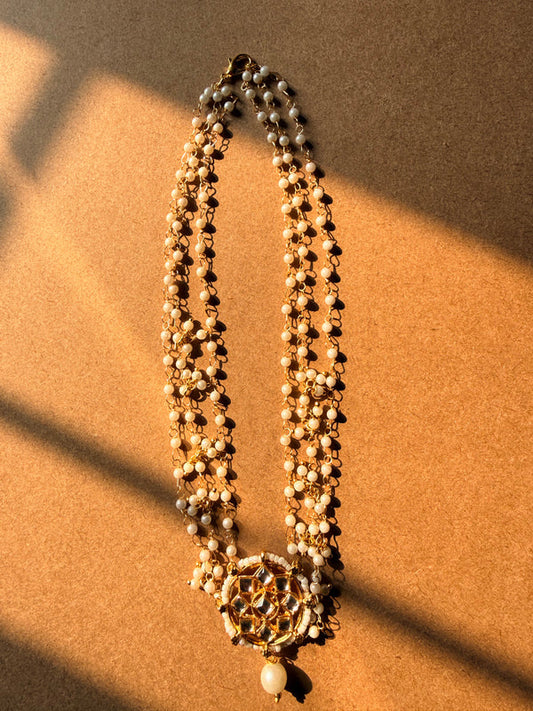 Sheesh Pearl Rani Necklace - image 2