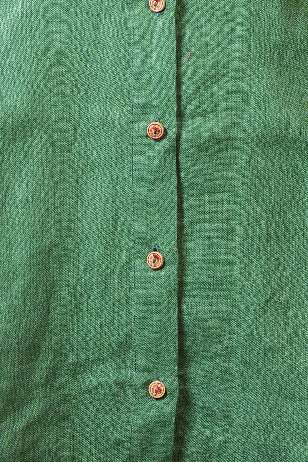 Linen Green Shirt