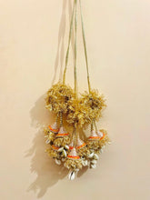 Golden Ghungroo Cowrie Festive Paranda