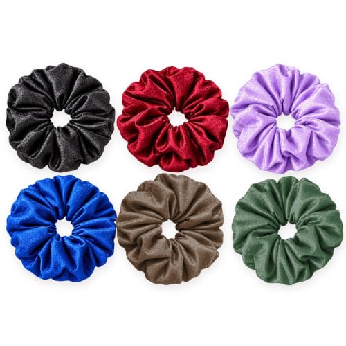 Satin Scrunchies 6 Pack