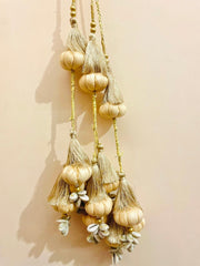Ivory Gold Cowrie Tassel Paranda