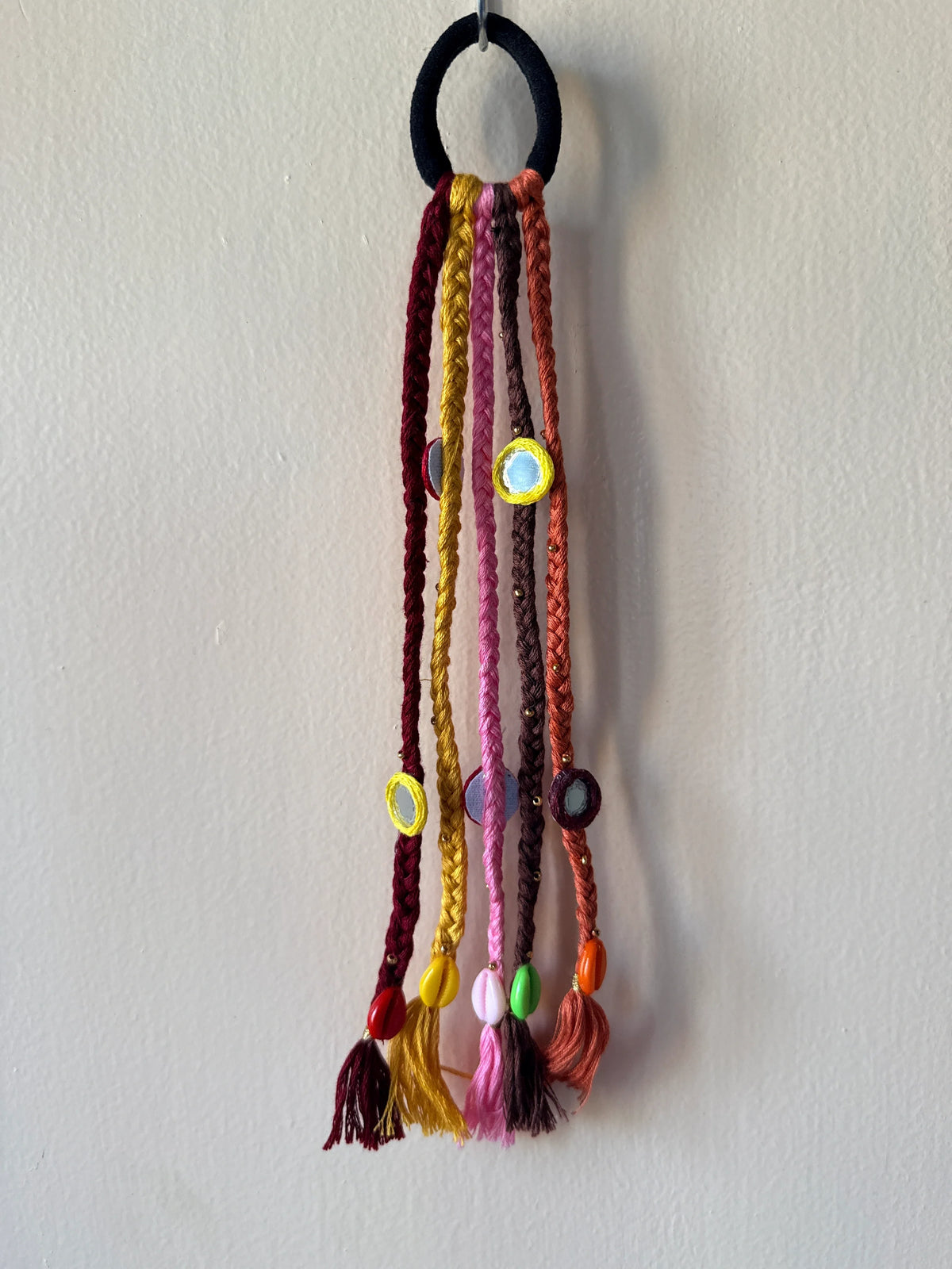 Mirror Work Braided Hair Band (Shisha Embroidery)