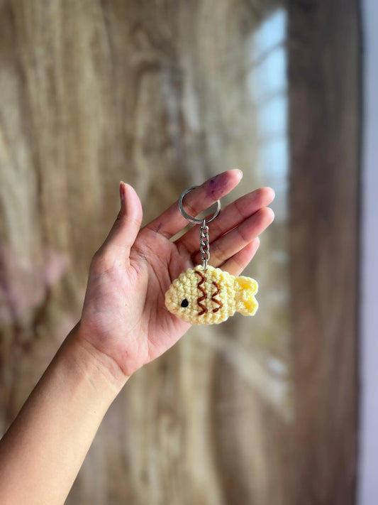 Fish Crochet Keychain