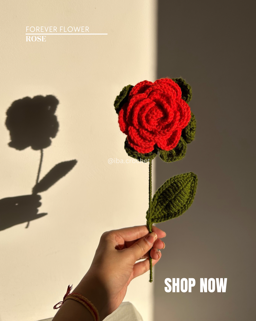 Rose Crochet – Handmade Flower Decor