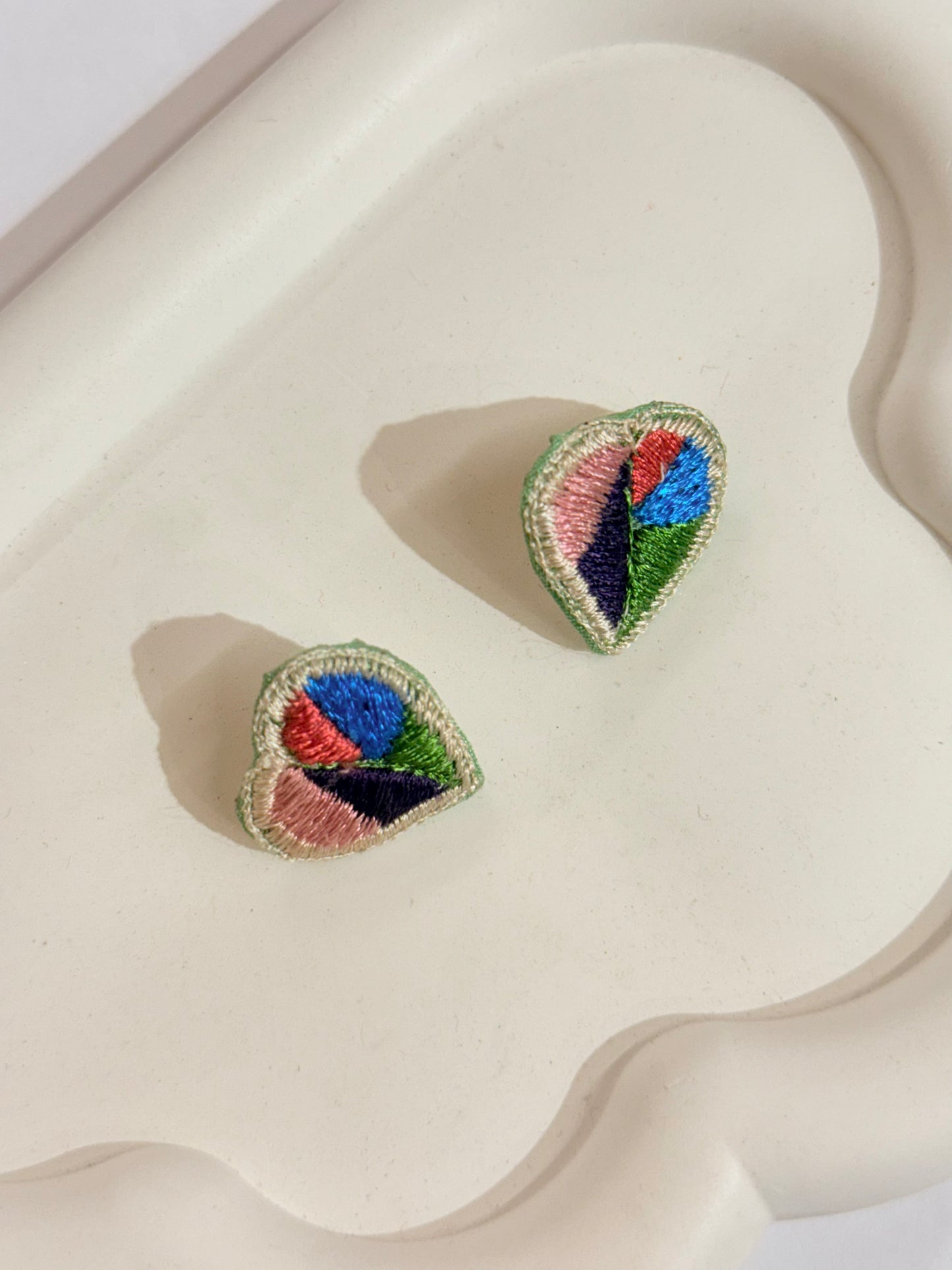 Earing Tops Handmade Resham Thread Work