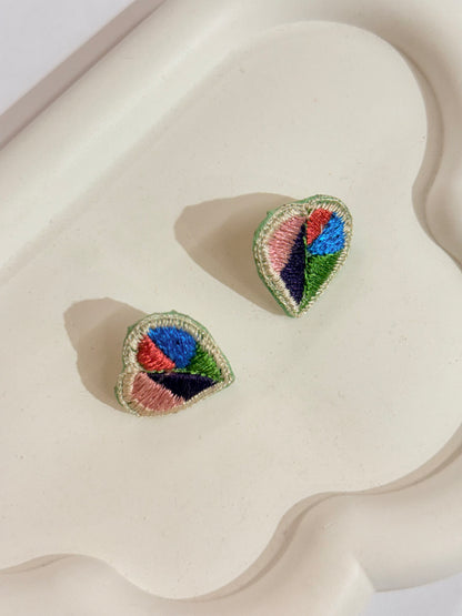 Earing Tops Handmade Resham Thread Work