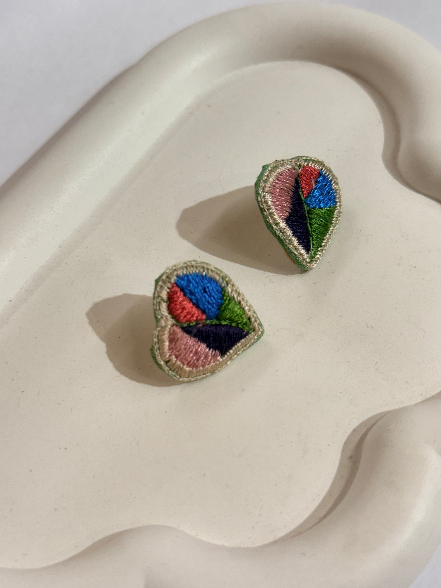 Earing Tops Handmade Resham Thread Work