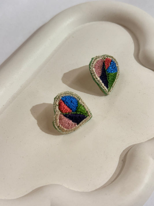Earing Tops Handmade Resham Thread Work