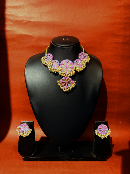 Necklace Set Handmade Thread And Mirror work Jewellery