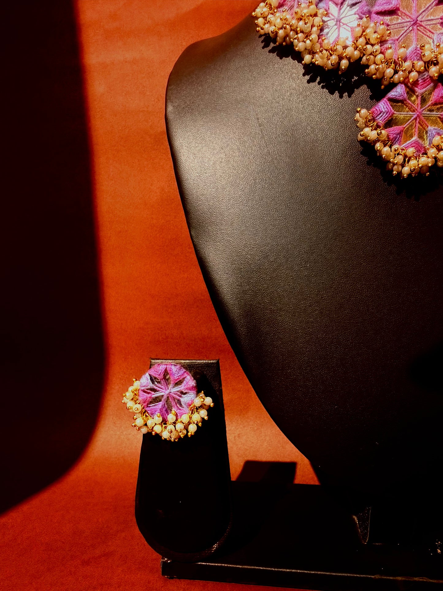 Necklace Set Handmade Thread And Mirror work Jewellery