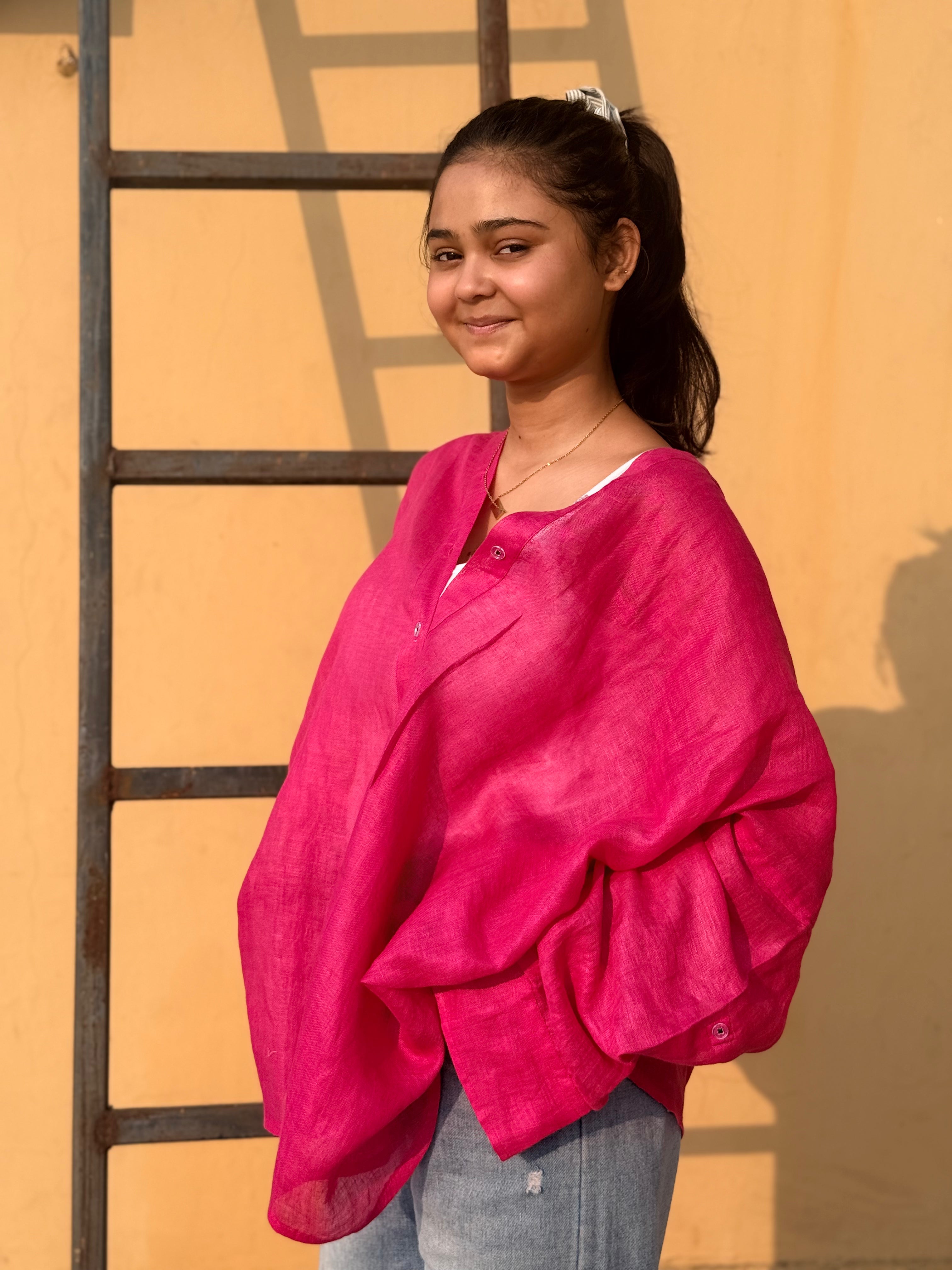 Oversized Linen Shirt