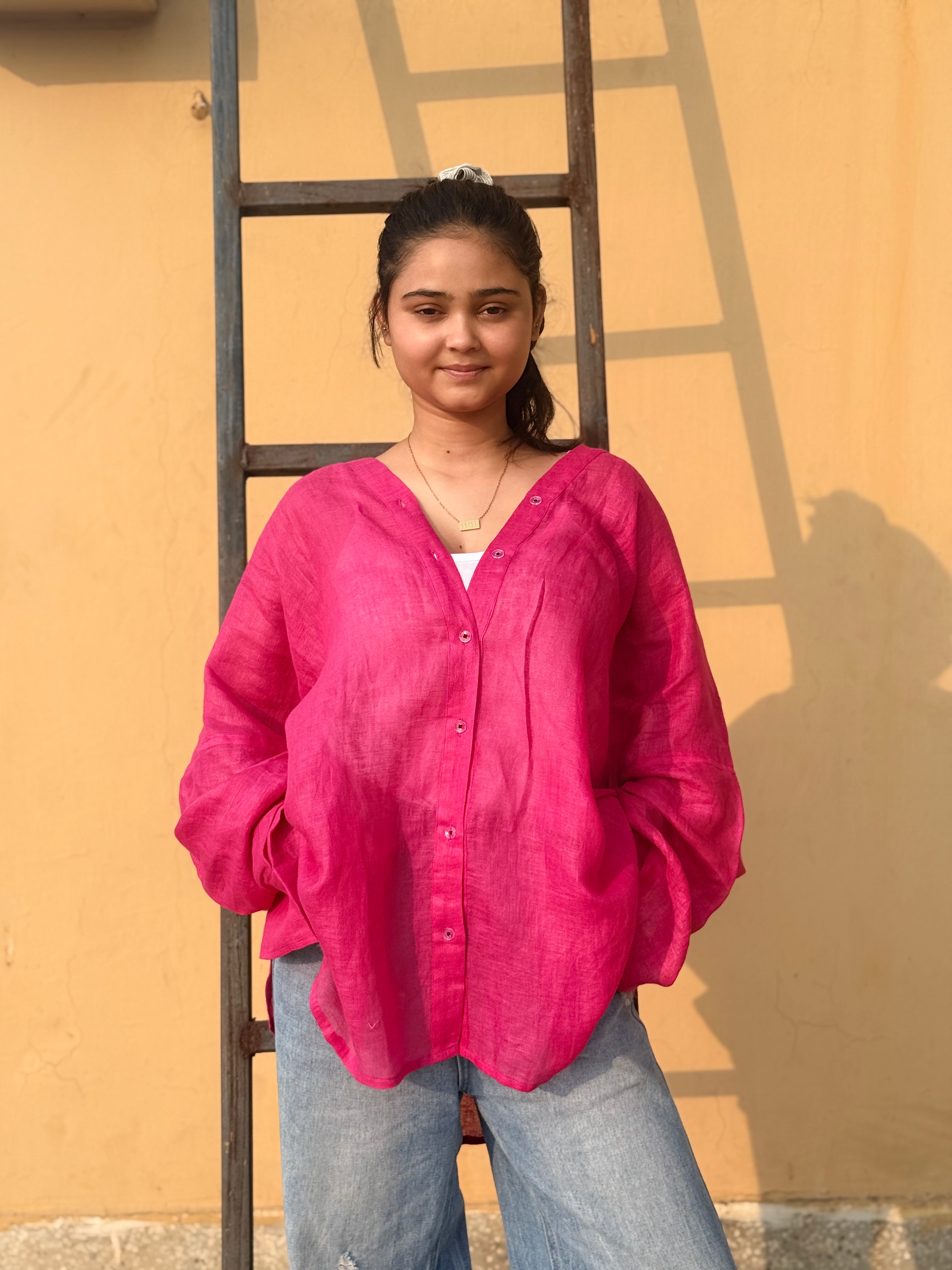 Oversized Linen Shirt