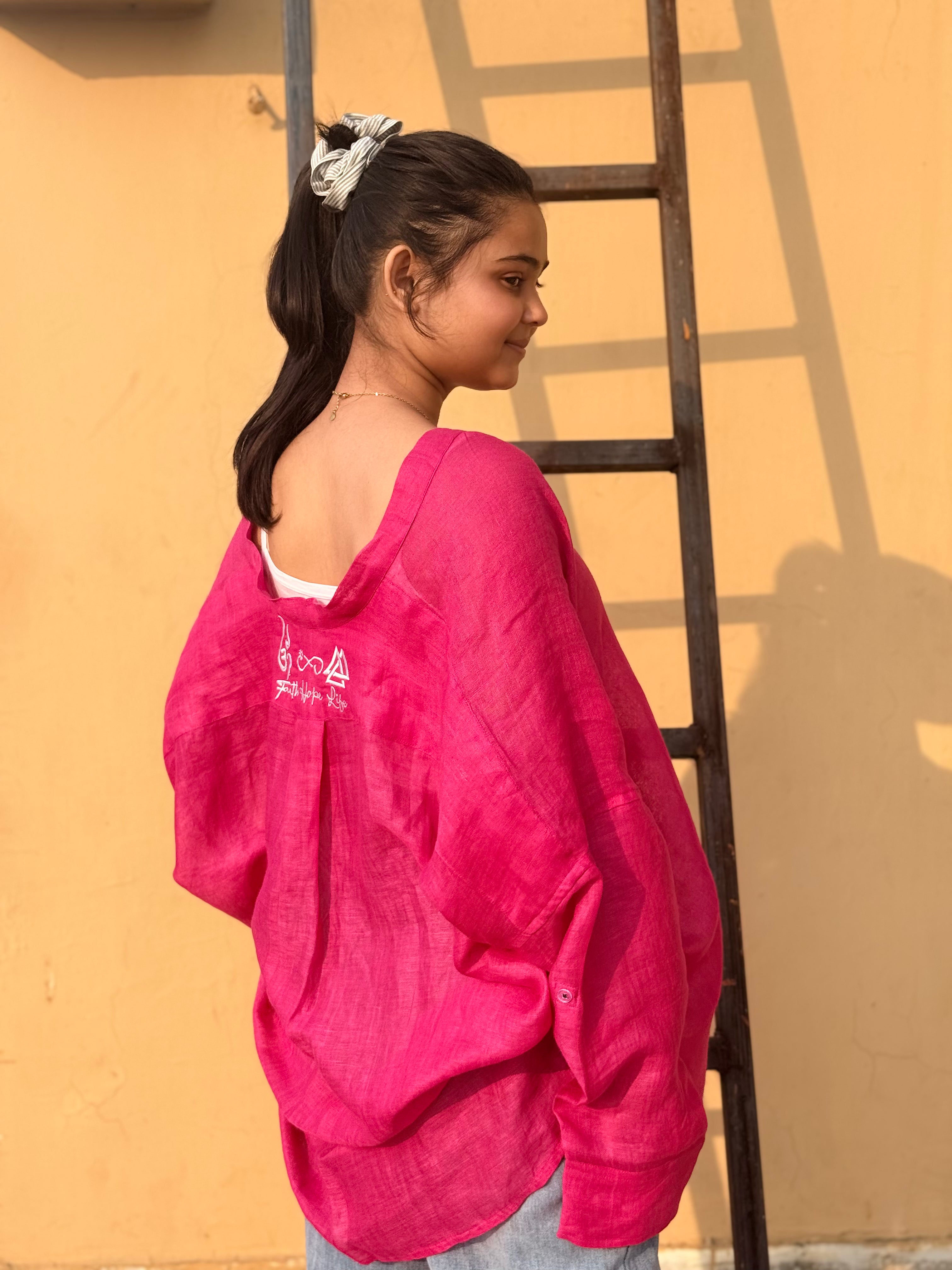 Oversized Linen Shirt