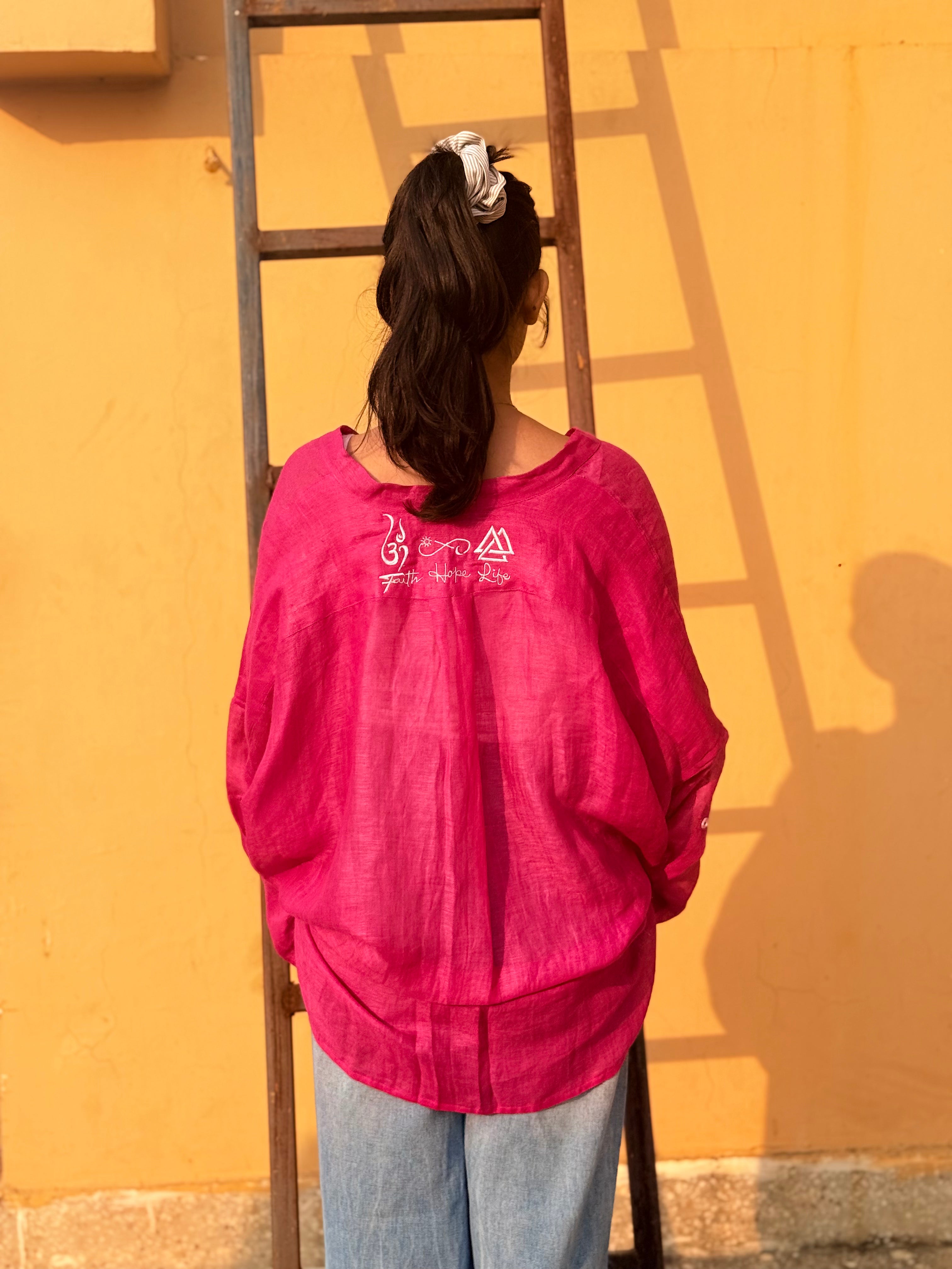 Oversized Linen Shirt