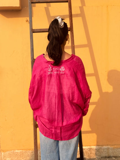 Oversized Linen Shirt