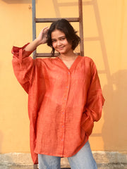 Oversized Linen Shirt