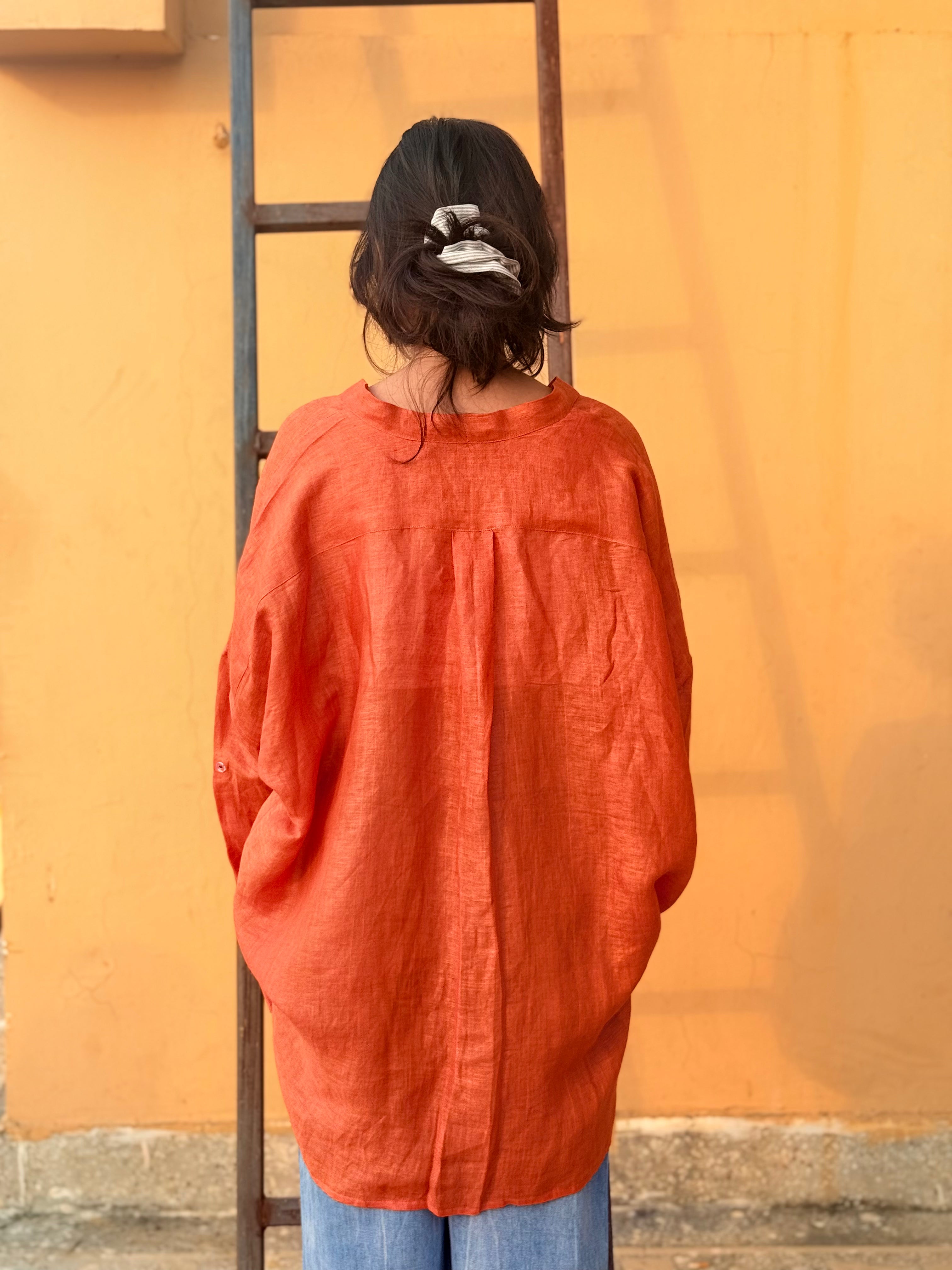 Oversized Linen Shirt