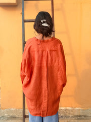 Oversized Linen Shirt