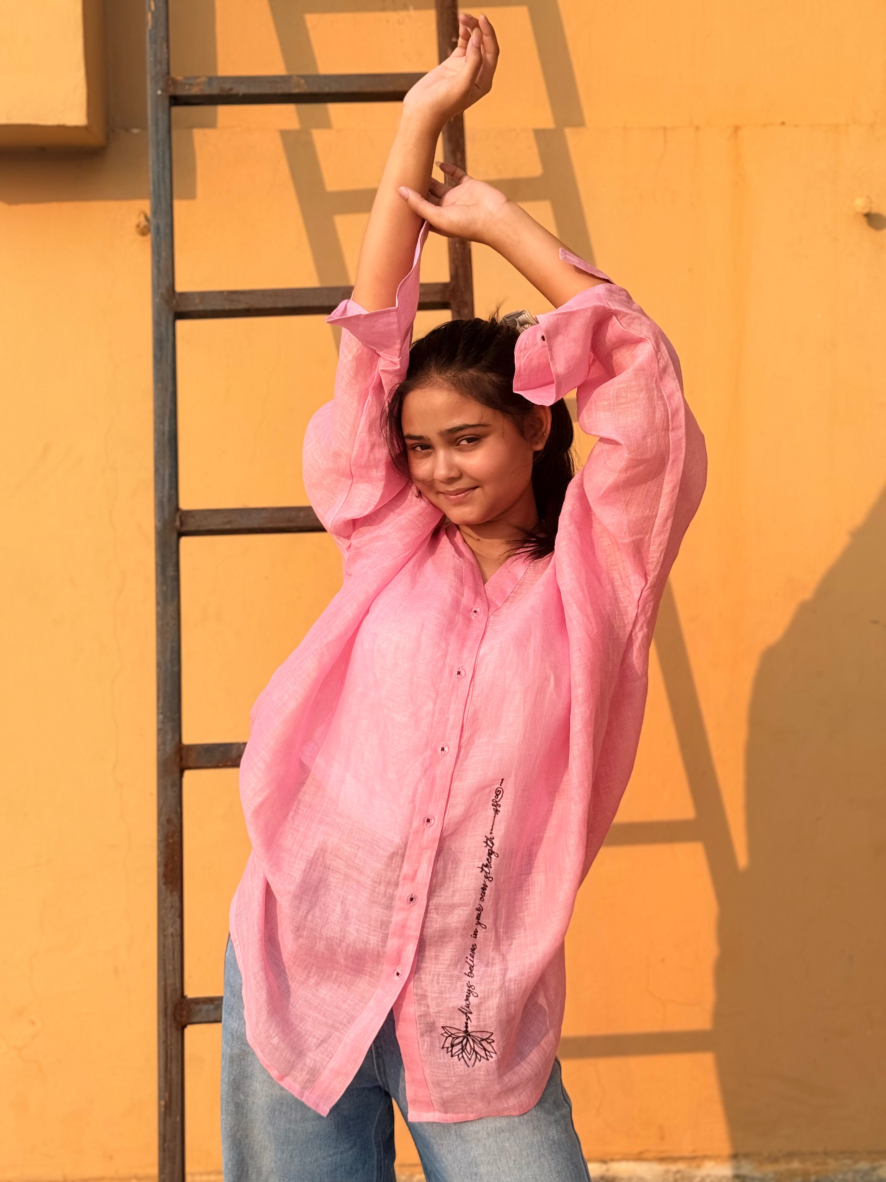 Oversized Linen Shirt