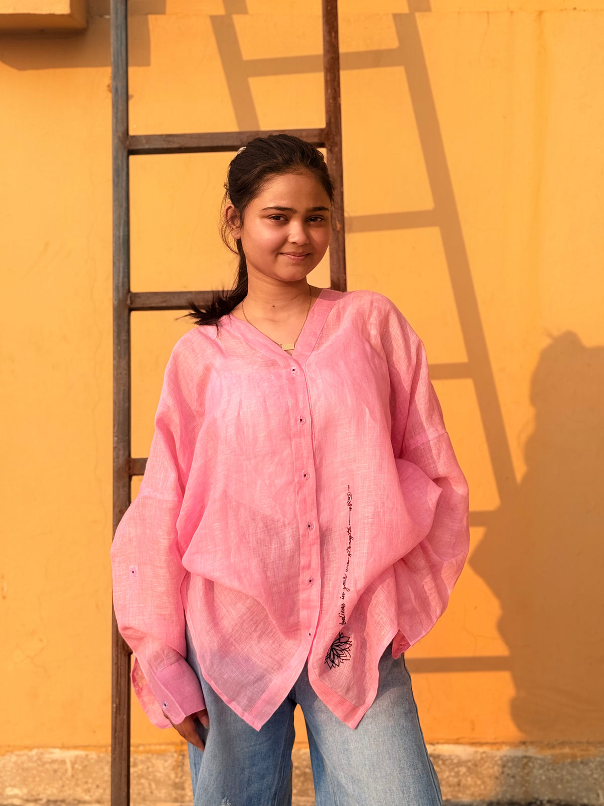 Oversized Linen Shirt