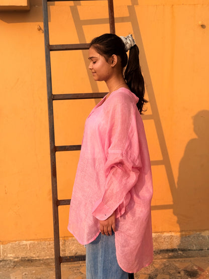 Oversized Linen Shirt