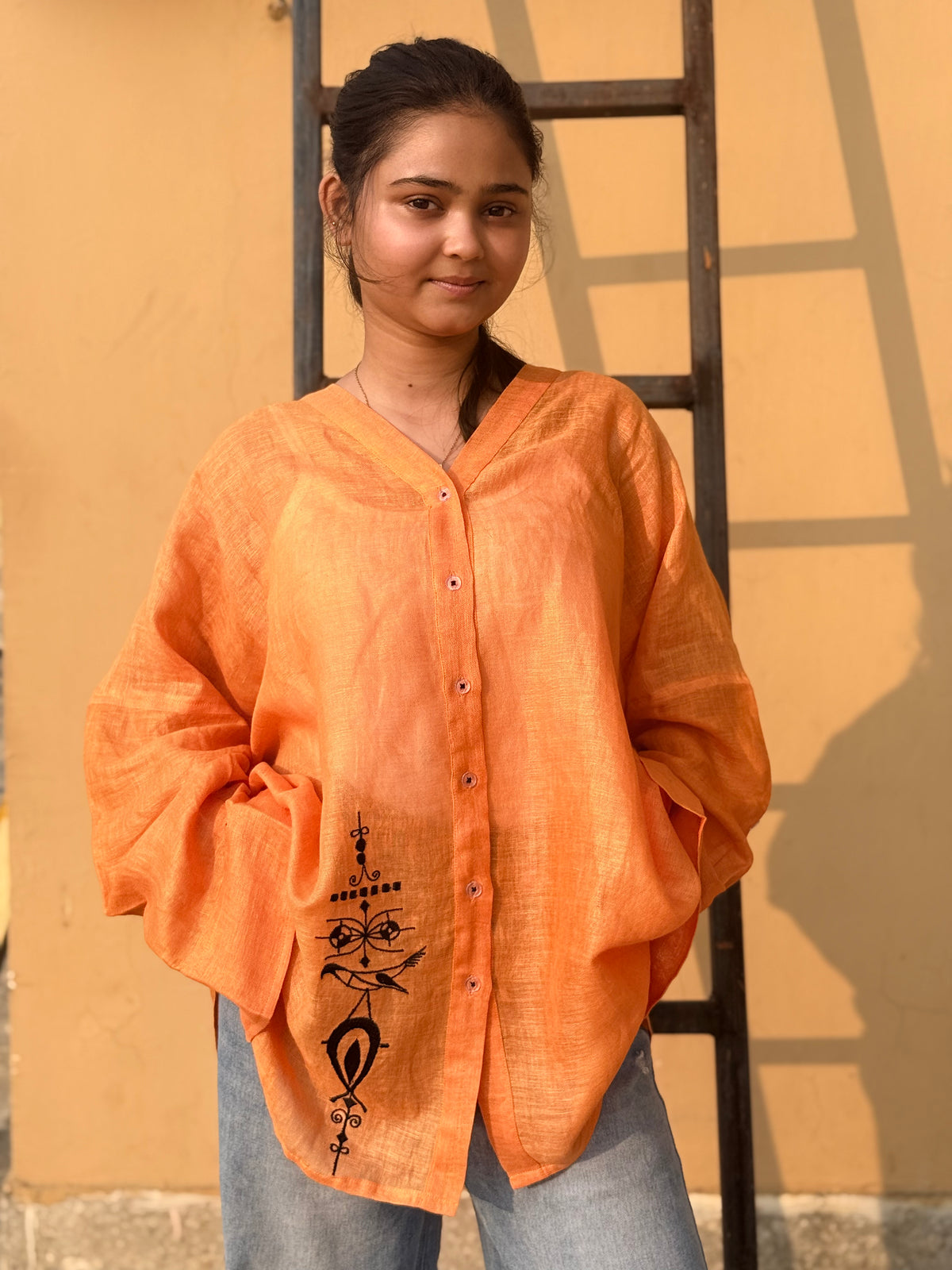 Oversized Linen Shirt