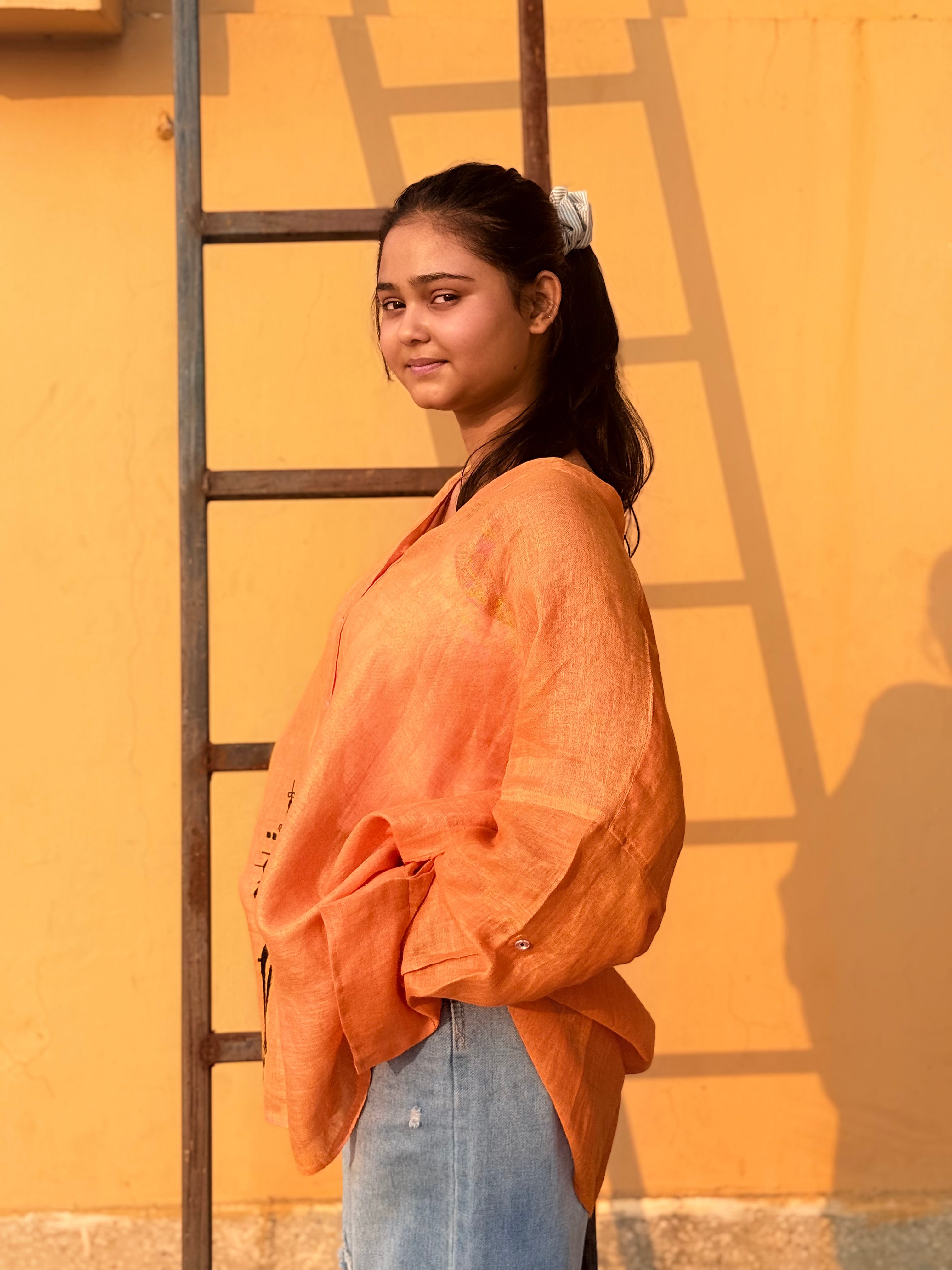 Oversized Linen Shirt