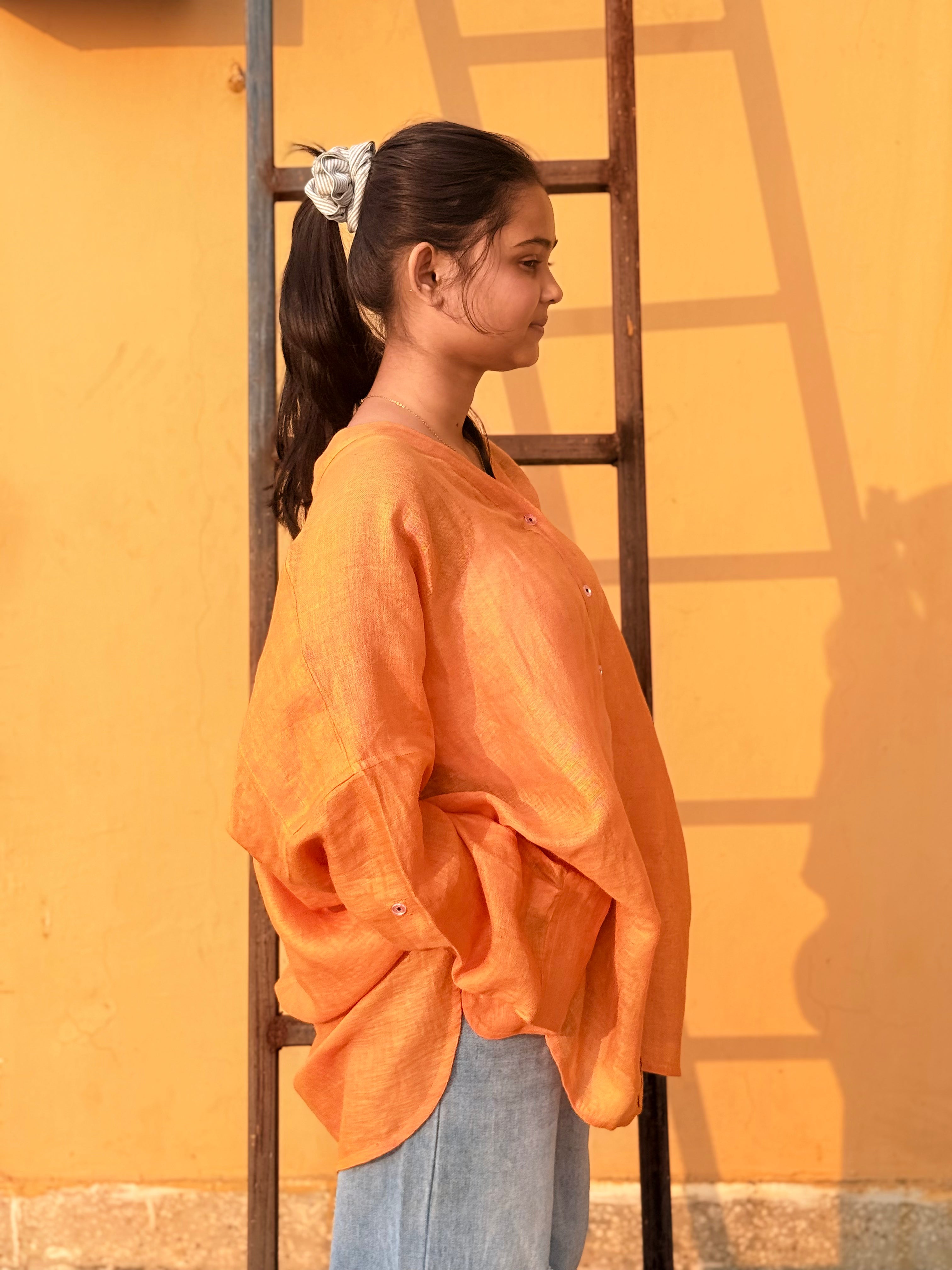 Oversized Linen Shirt