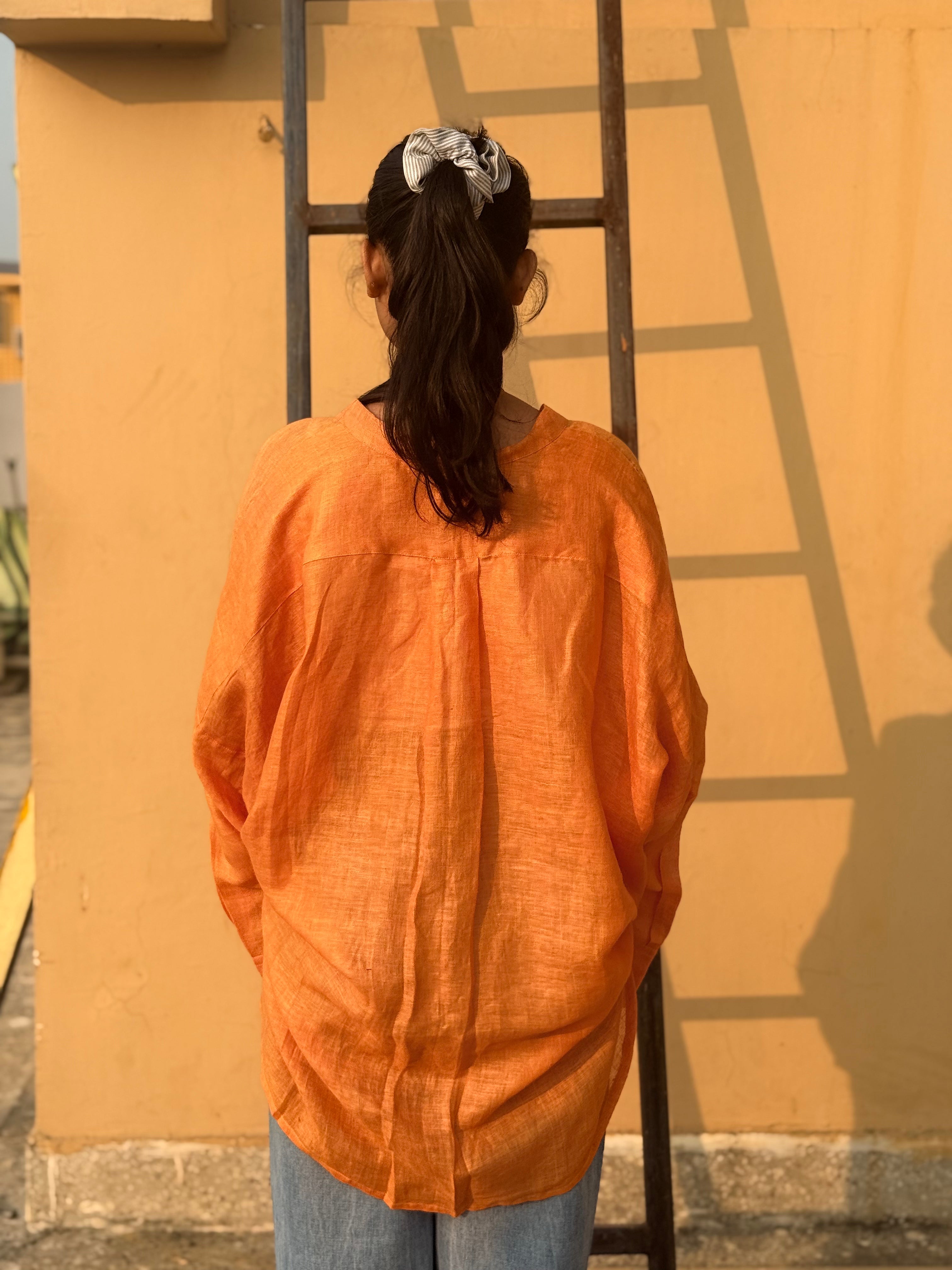 Oversized Linen Shirt