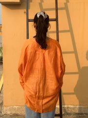 Oversized Linen Shirt