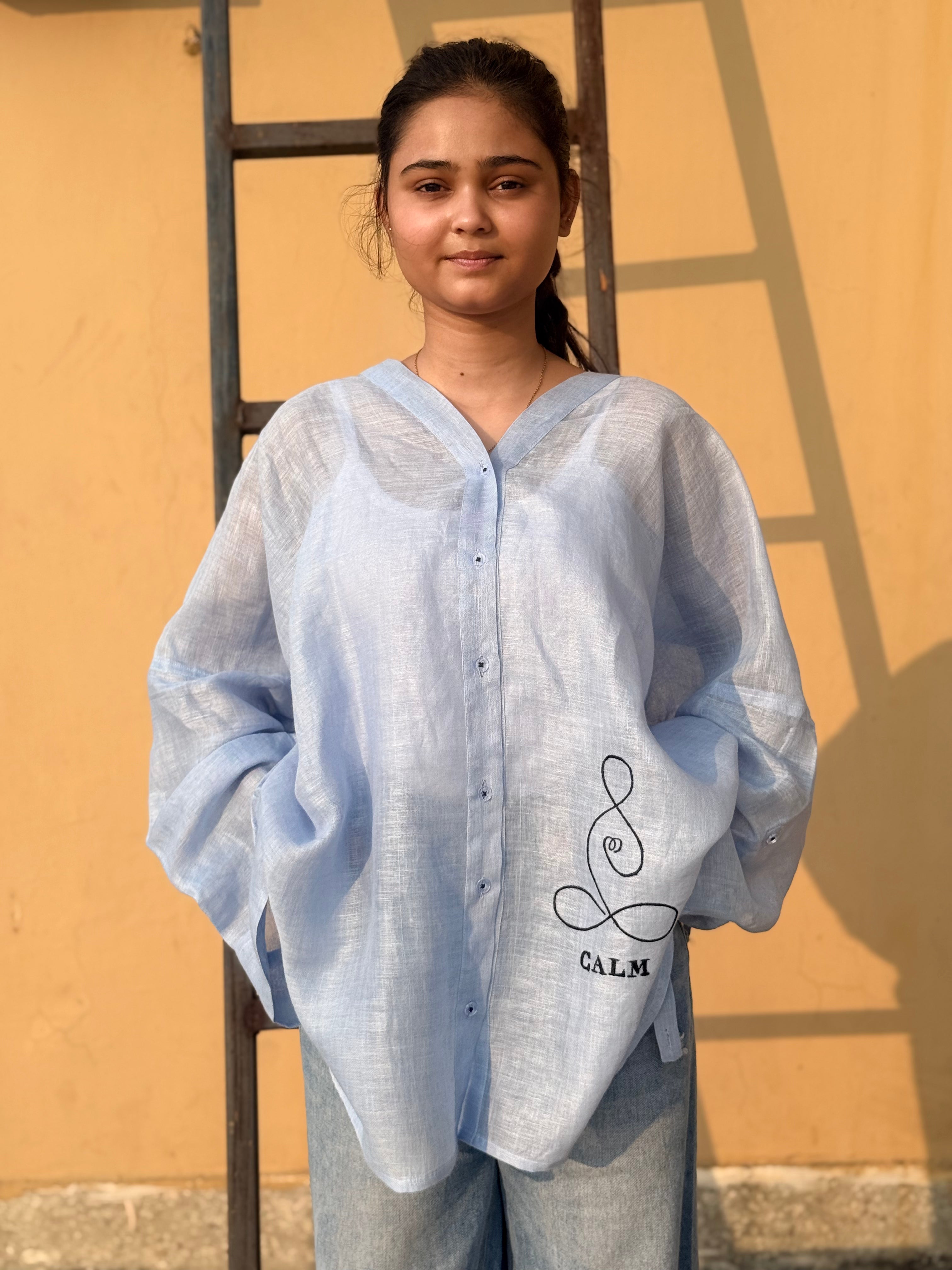 Oversized Linen Shirt