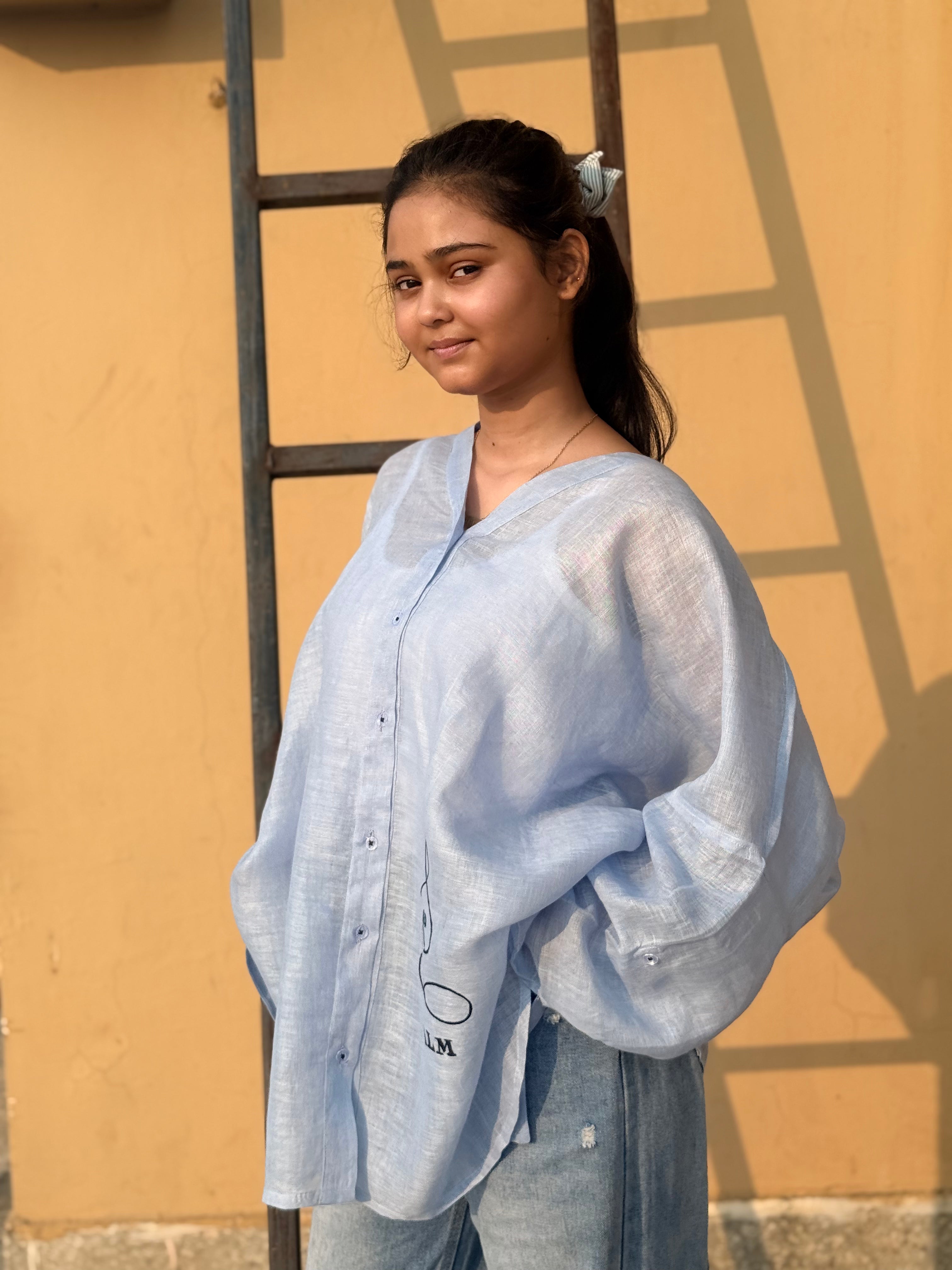 Oversized Linen Shirt