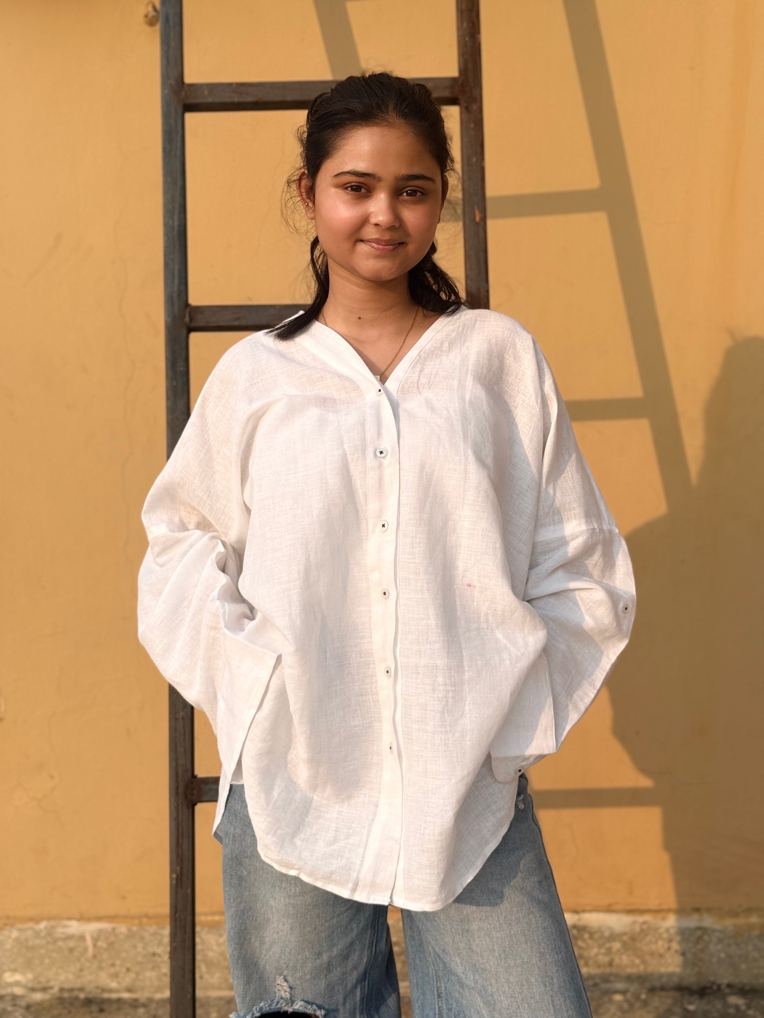 Oversized Linen Shirt