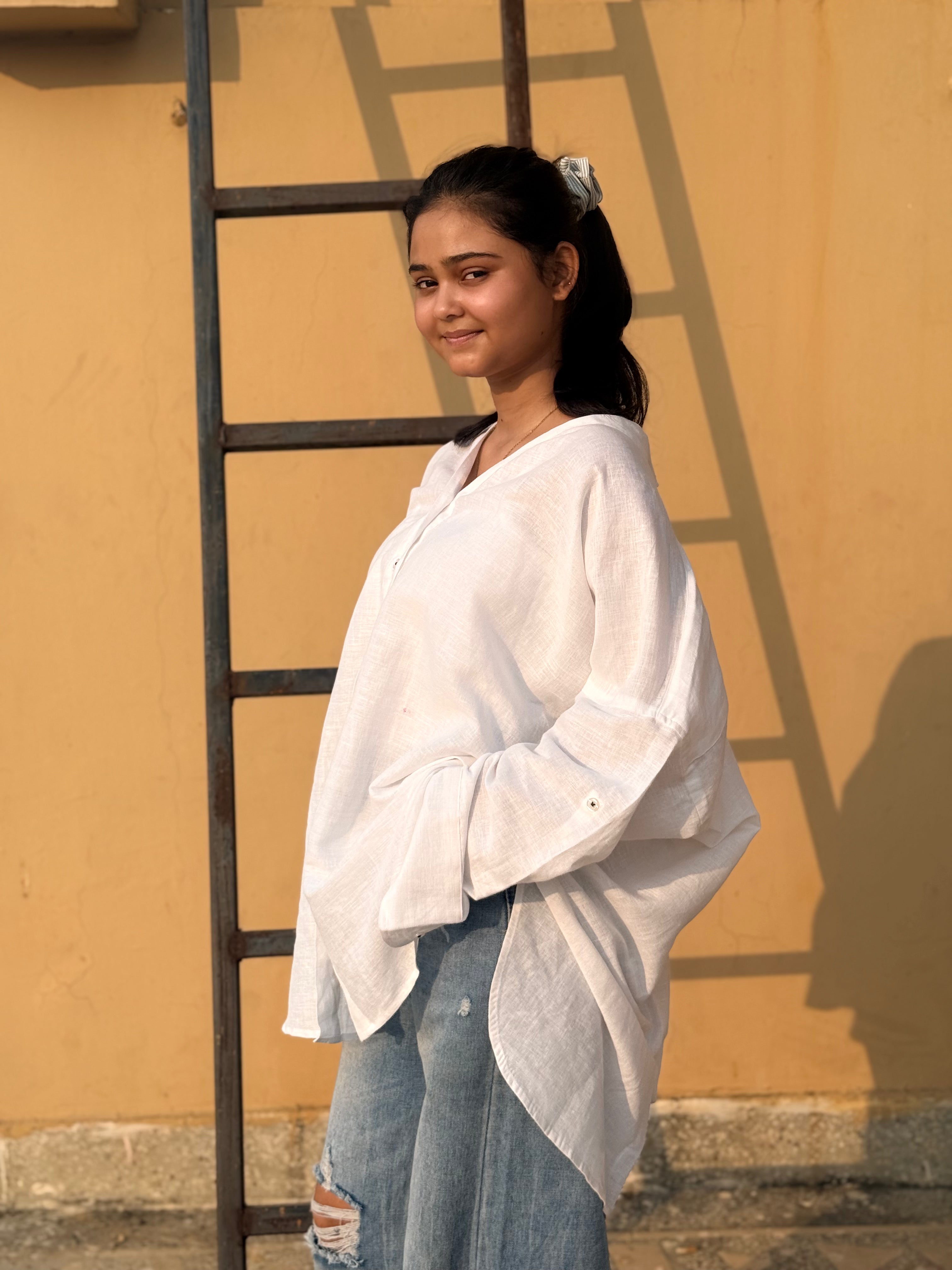 Oversized Linen Shirt