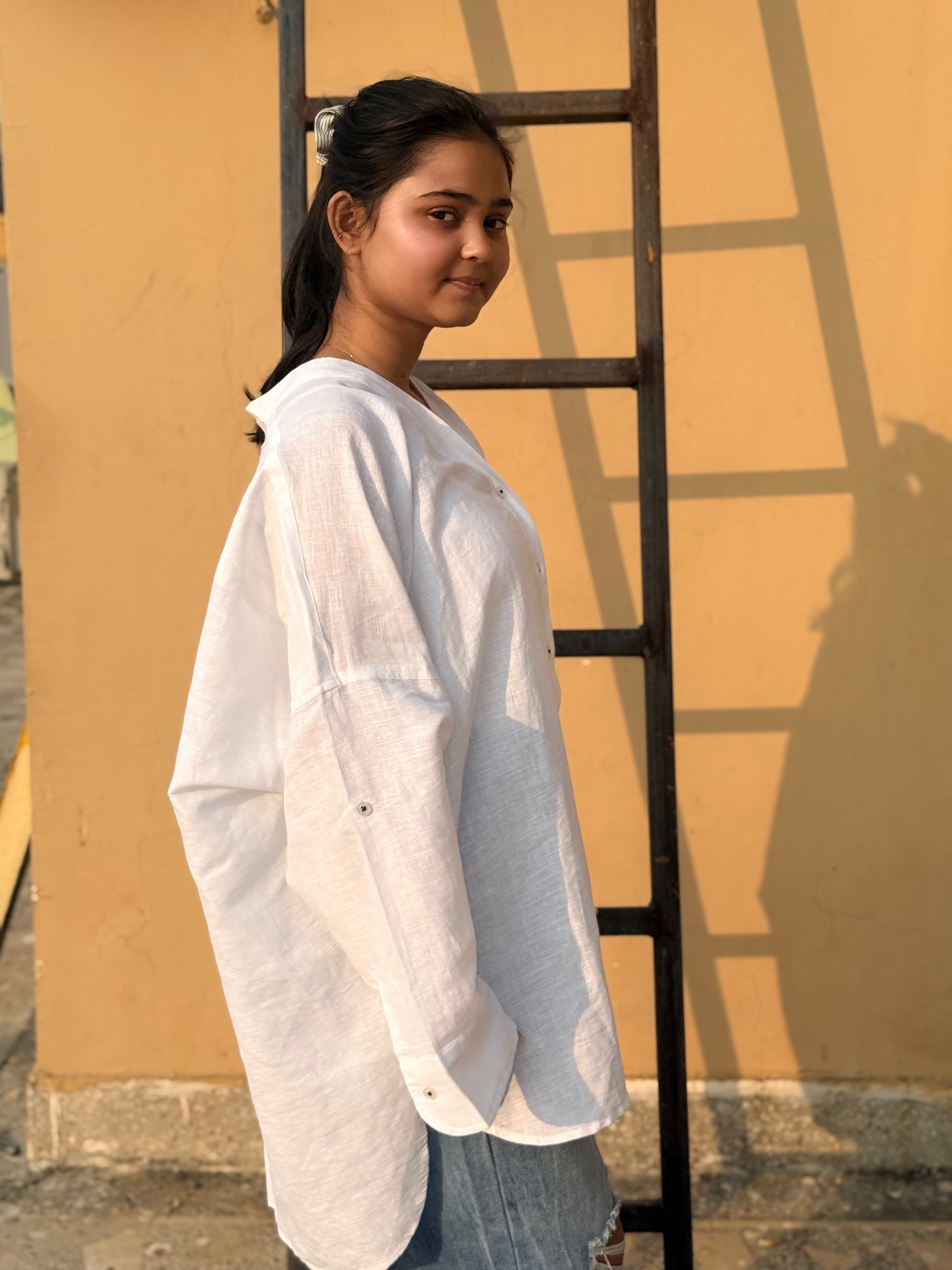 Oversized Linen Shirt
