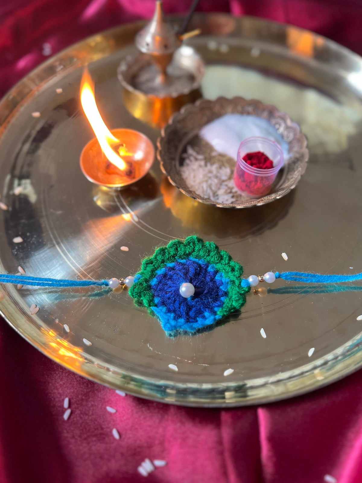 Handmade Crochet Rakhi