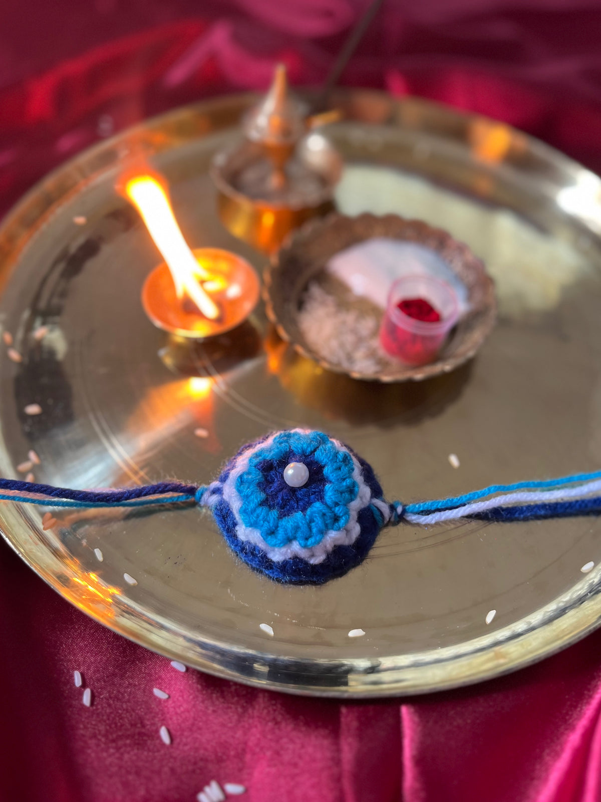 Handmade Crochet Rakhi