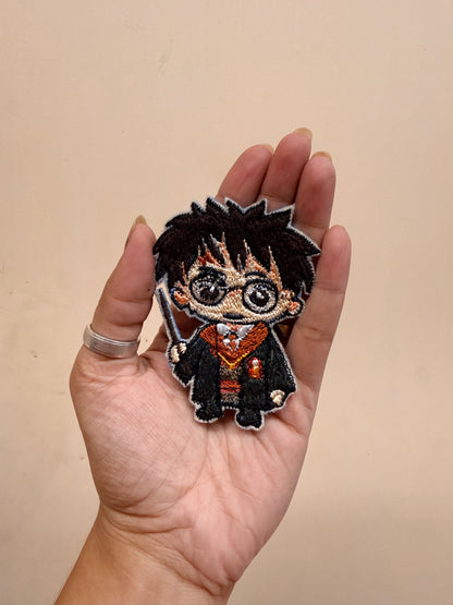 Harry Potter Embroidered Brooch front