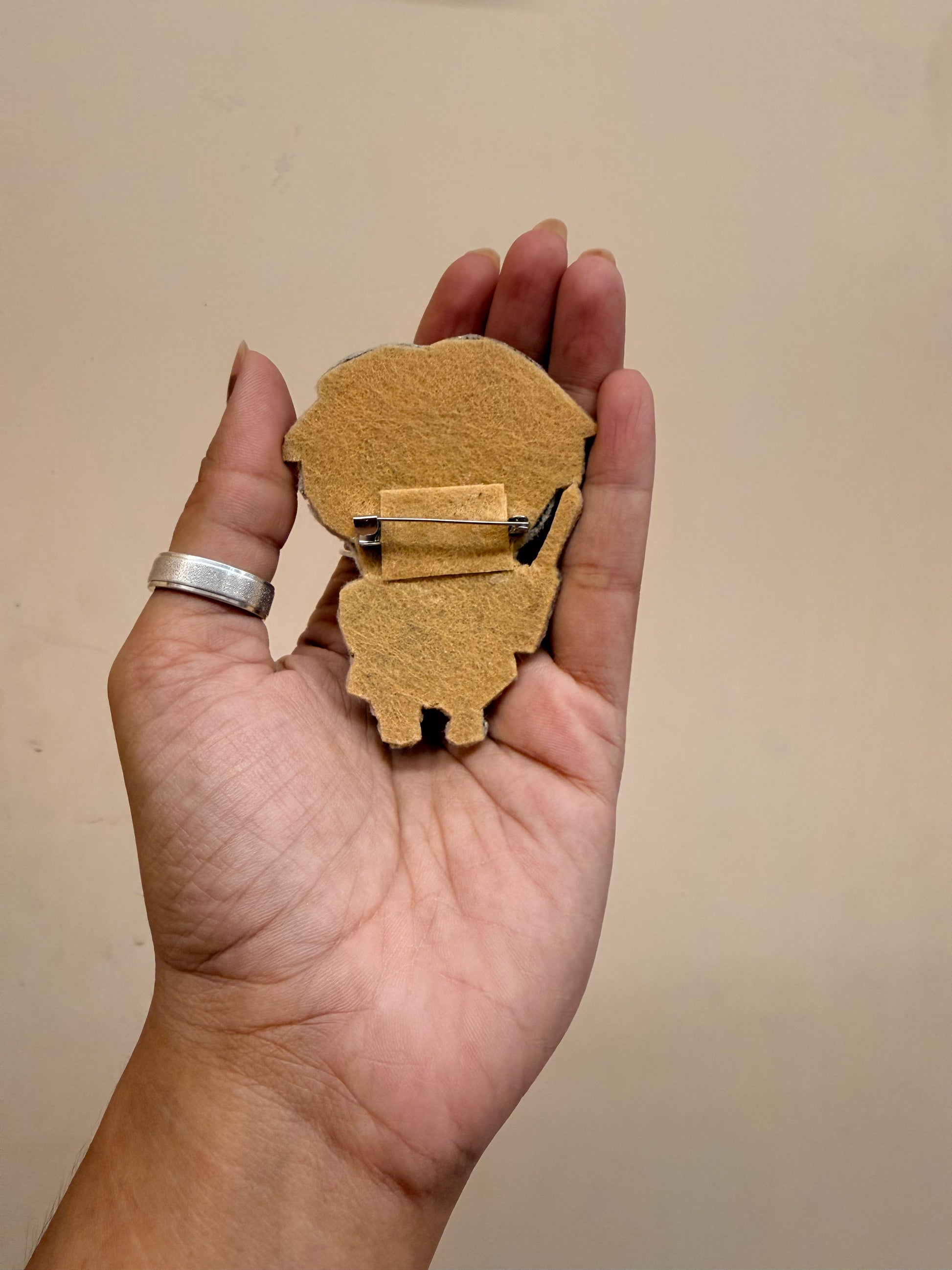 Ron Weasley Embroidered Brooch back