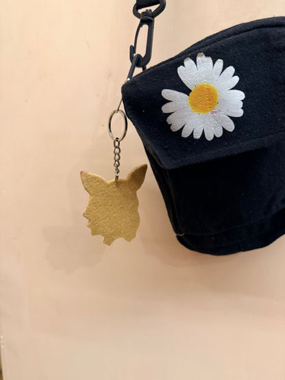 Pikachu Embroidered Key Ring
