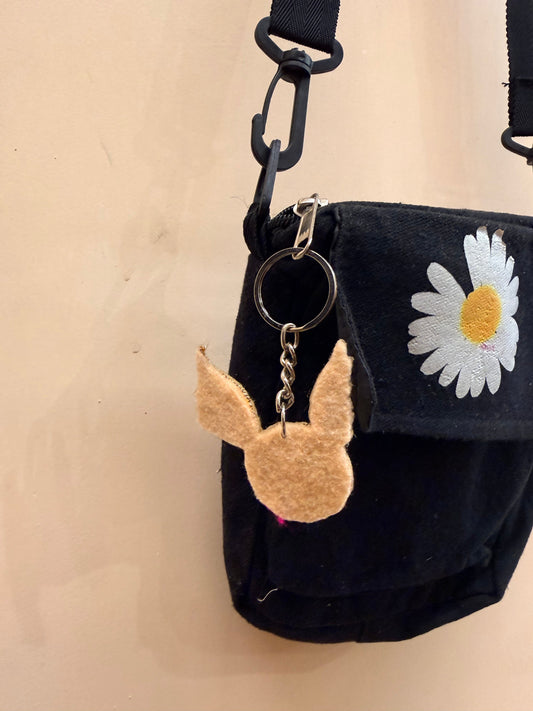 Golden Snitch Embroidered Key Ring