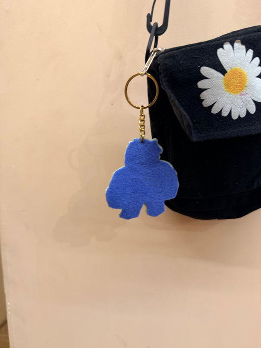 Hulk Embroidered Key Ring