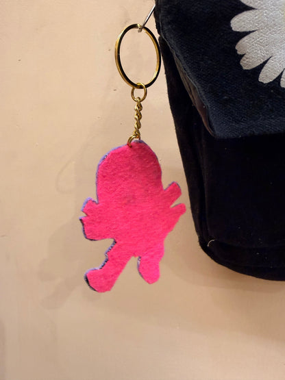 Iron Man Embroidered Key Ring