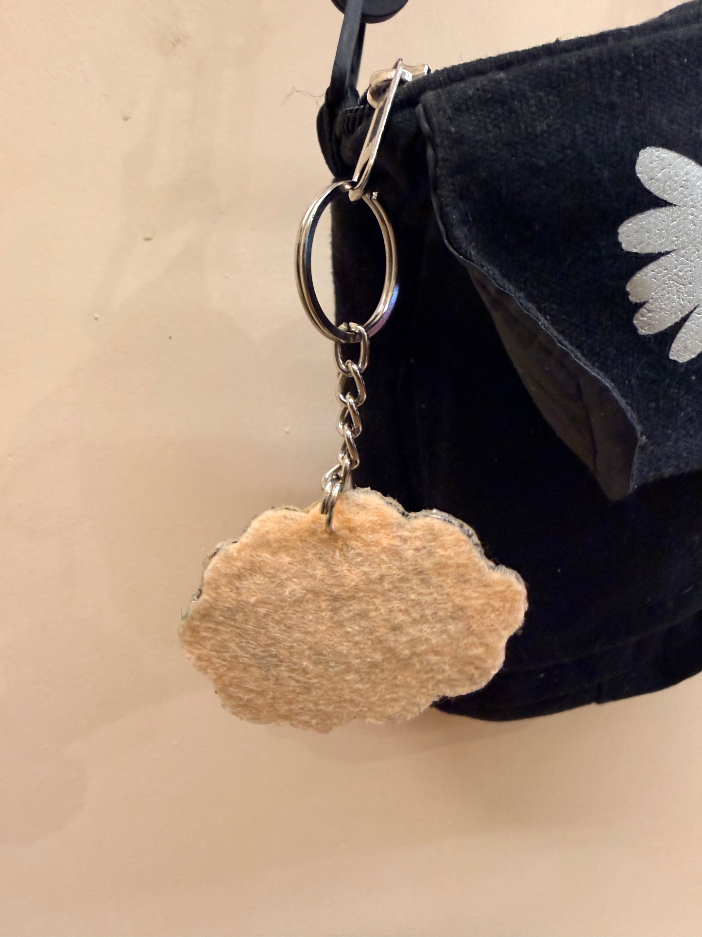 Zap Comic Embroidered Key Ring