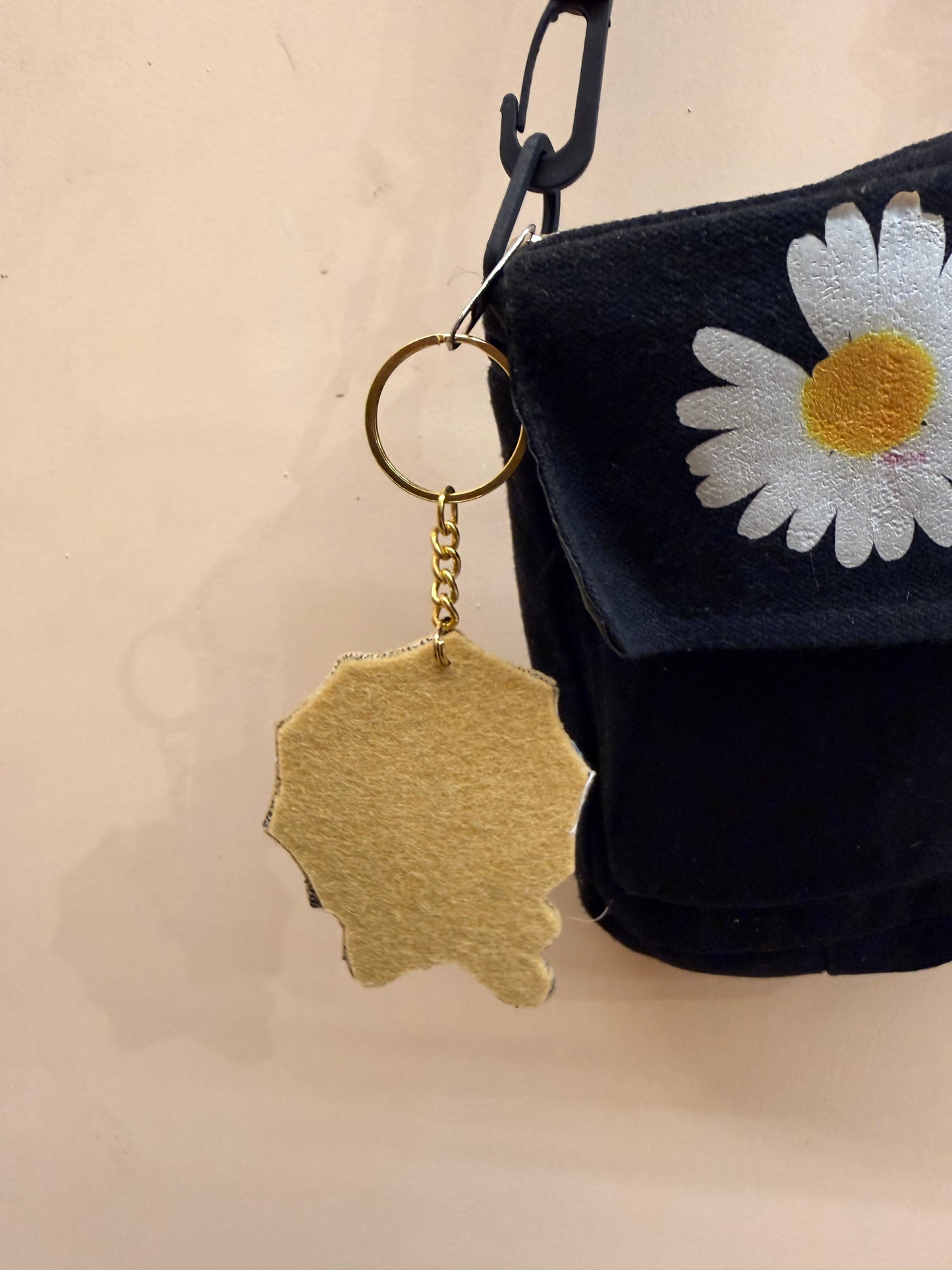 Spider-Man Web Embroidered Key Ring